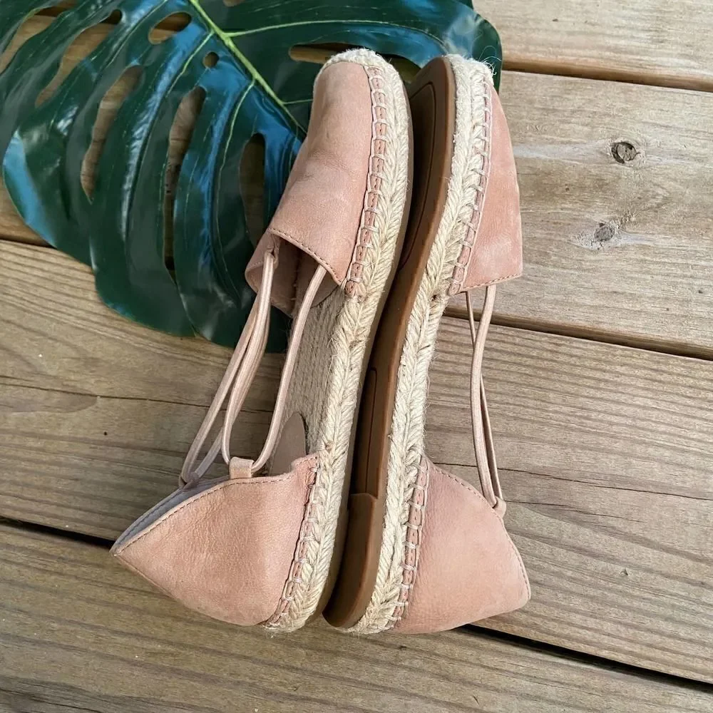 Eileen Fisher Lee d'Orsay Flat Espadrille Sandal